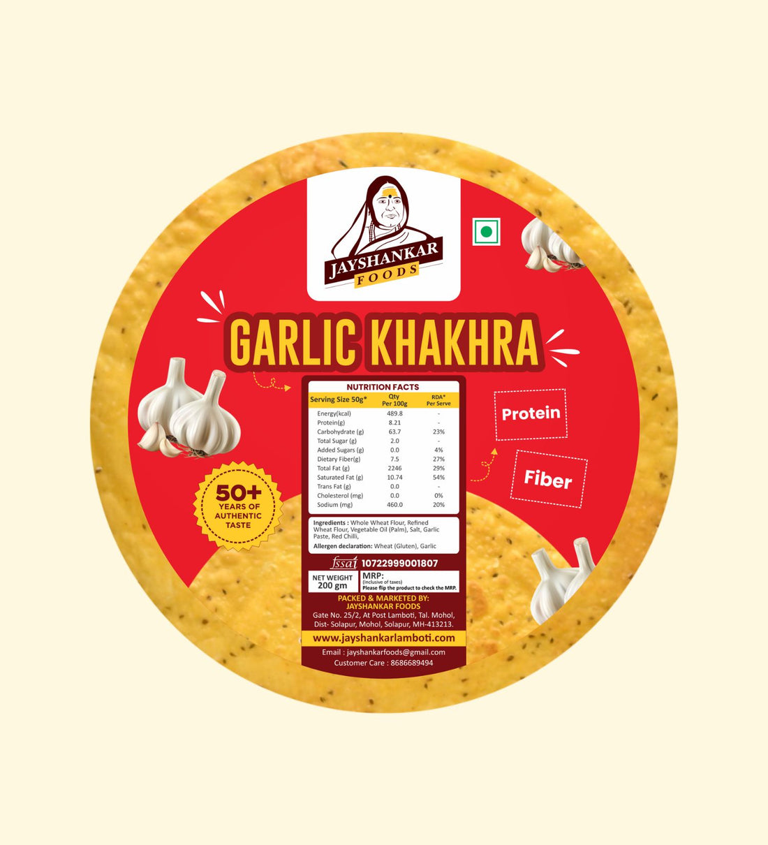 Garlic Khakhra