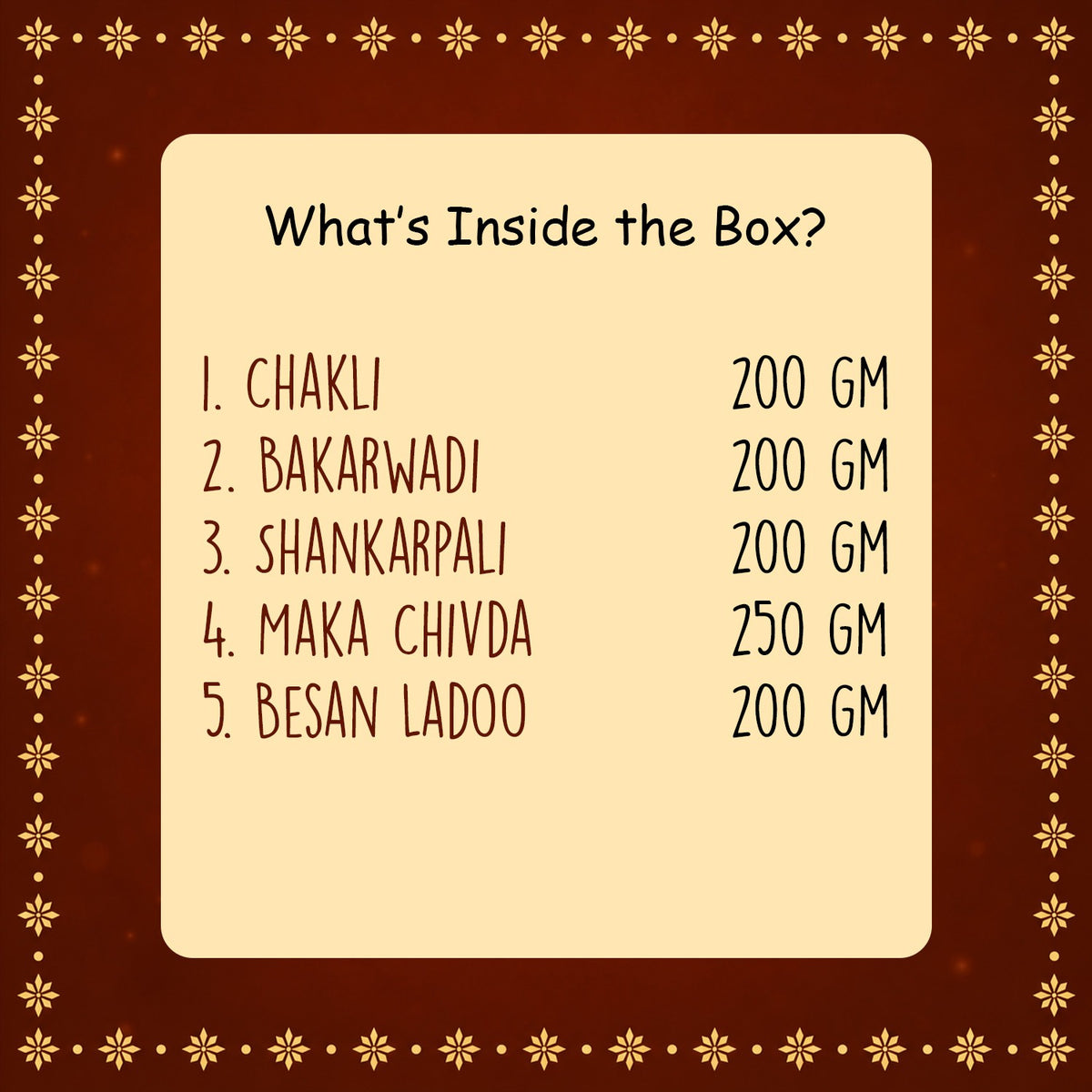 Traditional Faral Box